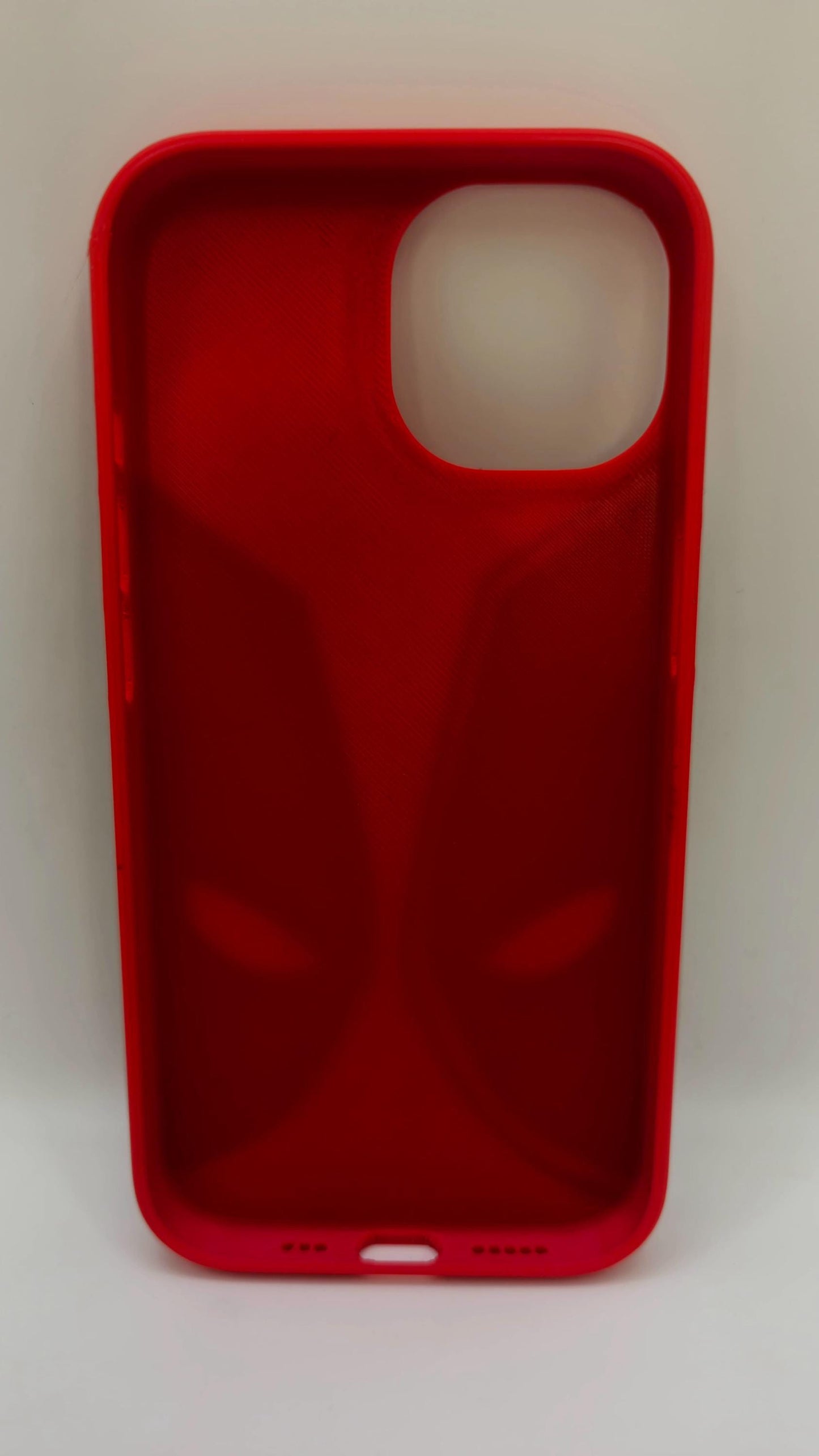 iPhone 15 Case – Deadpool Design | 3D Printed Red & Black Phone Cover, Geek Accessory