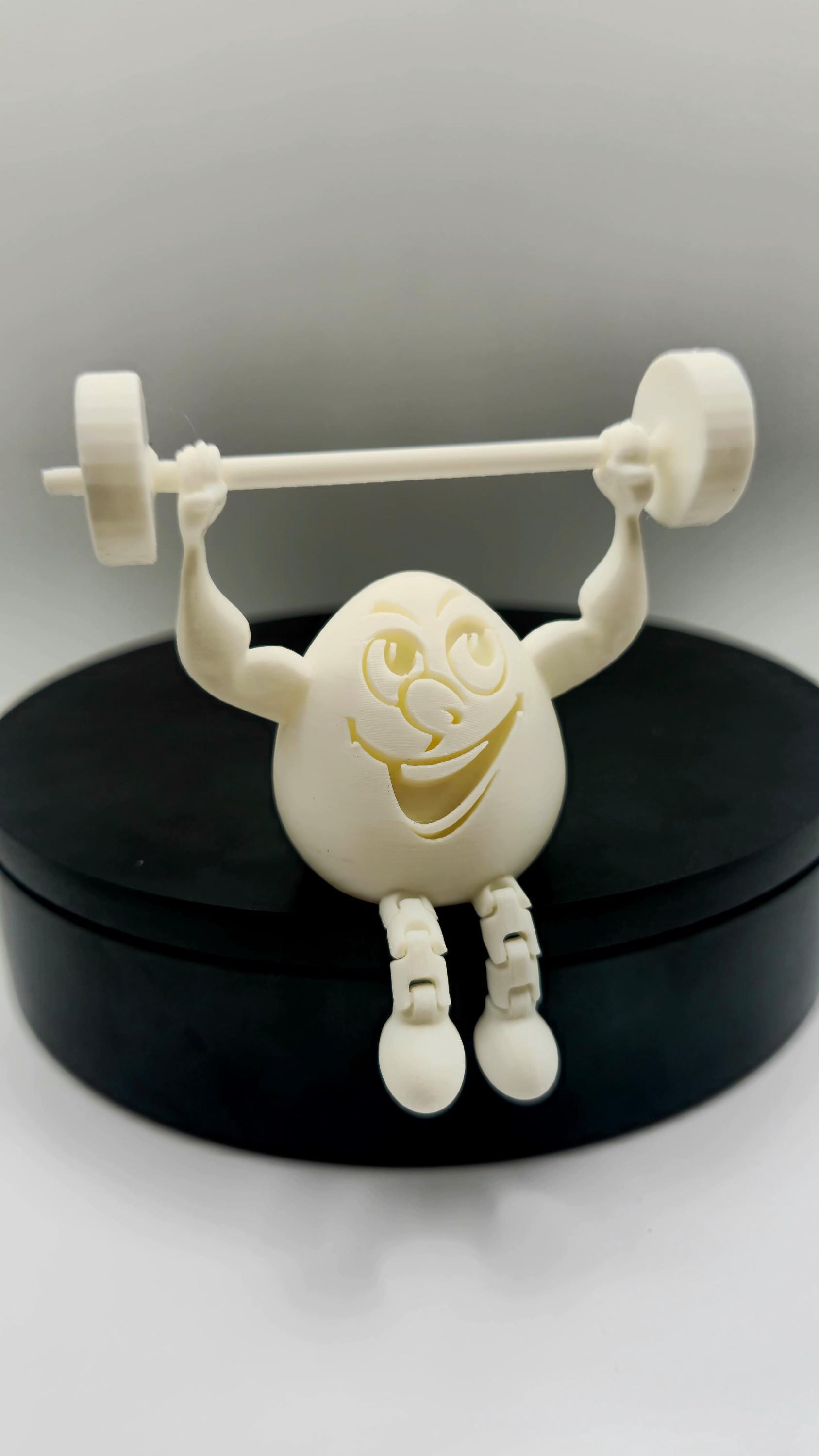 Strong Easter Egg Fitness Figure – Fun and Articulated Gift